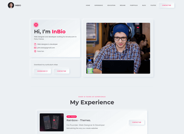 Developer light template preview