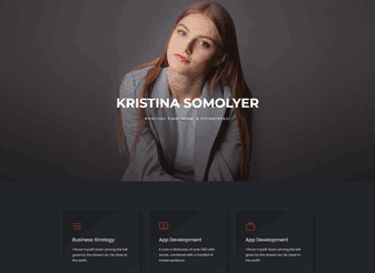 Model dark template preview