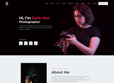 Photographer light template preview